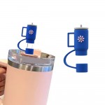 Billz Buddy Silicone Straw Cover for S'well & Stanley Tumblers - Blue ( + Free Plastic Straw Gift)