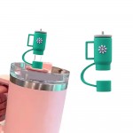 Billz Buddy Silicone Straw Cover for S'well & Stanley Tumblers - Green ( + Free Plastic Straw Gift)