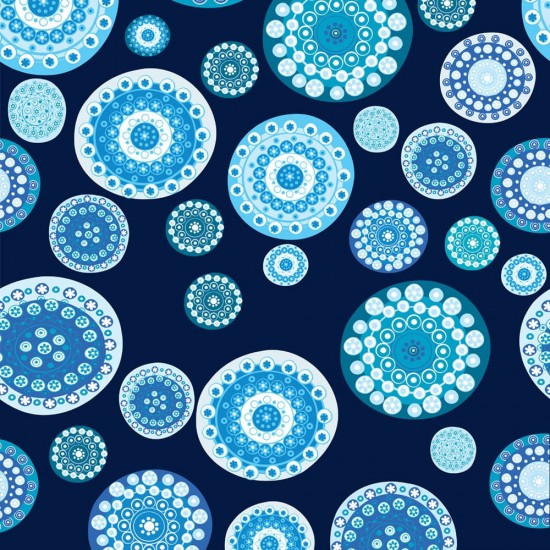 Shop quality Wrapping Gift Paper with Blue Abstract Flowers Pattern -  59.5cm W X 42cm L in Kenya from vituzote.com Shop in-store or online and get countrywide delivery!