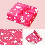 Wrapping Gift Paper  Love Heart Pattern - 59.5cm W X 42cm L