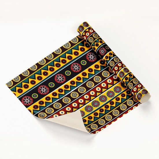 Shop quality Wrapping Gift Paper Tribal Pattern - 59.5cm W X 42cm L in Kenya from vituzote.com Shop in-store or online and get countrywide delivery!