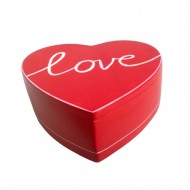 Undugu Heart Shaped Trinket Dish with Cover - Love 