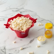 Chef'n PopTop Microwave Popcorn Popper (Cherry)