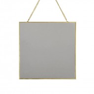 Candlelight Hanging Mirror Gold, 20cm