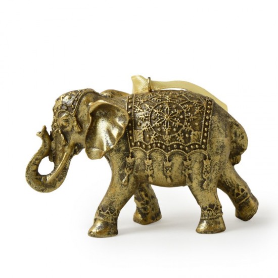 Shop quality Candlelight Resin Hanging Elephant Gold on Satin Ribbon in Kenya from vituzote.com Shop in-store or online and get countrywide delivery!