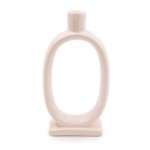 Candlelight  Ceramic Taper Candle Holder, 15.5cm 