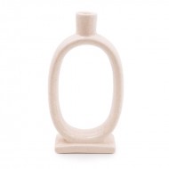 Candlelight  Ceramic Taper Candle Holder, 15.5cm 