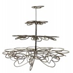 Wilton Cupcakes 'n More 23 Count/4-Tier Metal Dessert Stand