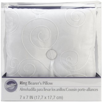 Wilton Swirl Wedding Day Collection Ring Bearer's Pillow