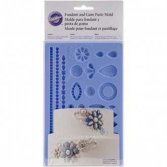 Wilton Wedding Jewelry Fondant Mold, Blue