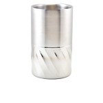 Neville GenWare Stainless Steel Swirl Wine Cooler 12 x 20cm (Dia x H)