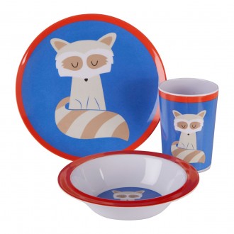 Premier Mimo Kids Ralph Raccoon Dinner  Set