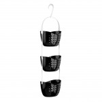 Premier 3 Tier Black Shower Caddy