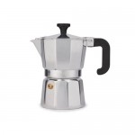 La Cafetière Venice Aluminium Moka Pot Espresso Maker, 3-Cup, 150ml