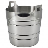 Neville Genware Stainless Steel Wine Bucket With Integral Handles