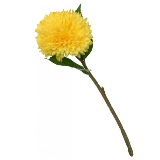 Shop quality Candlelight Single Stem Faux Chrysanthemum Yellow, 42cm Tall in Kenya from vituzote.com Shop in-store or online and get countrywide delivery!