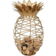 BarCraft Pineapple Shaped Wine Cork Collector