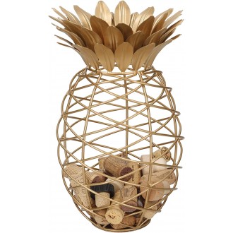 BarCraft Pineapple Shaped Wine Cork Collector