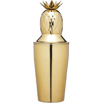 BarCraft Pineapple Mini Pineapple Cocktail Shaker, 325ml 