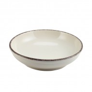 Neville Genware Terra Stoneware Sereno Grey Coupe Bowl, 23cm