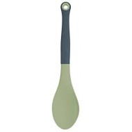 Colourworks Classics Green Silicone-Headed Kitchen Spoon with Long Handle