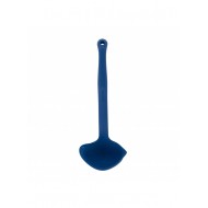 Colourworks Silicone Ladle with Pouring and Straining Lips, Blue