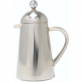 La Cafetière Havana Double Walled Cafetiere, 3-Cup, Stainless Steel, 350ml