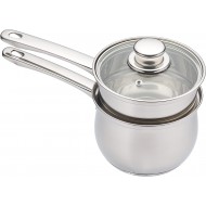 Kitchen Craft Stainless Steel Non-Stick Porringer/ Bain Marie Pan ,Silver, 16cm