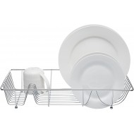 Kitchen Craft Large Chrome-Plated Metal Dish Drainer Rack, 48 x 33 cm (19” x 13”)