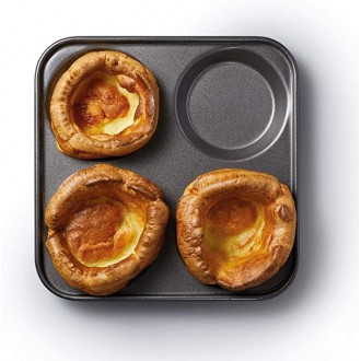 MasterClass Non-Stick 4 Hole Yorkshire Pudding Pan