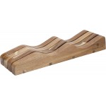 Master Class Wooden Knife Holder, Knife Holder with Safety and Hygiene for Drawers and Kitchen Countertops