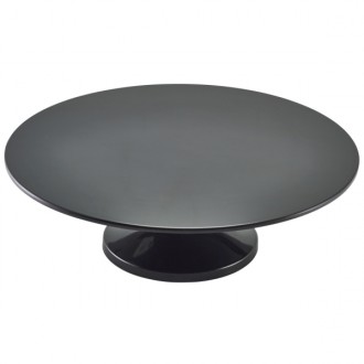 Neville Genware Black Melamine Cake Stand, 33cm diameter