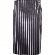 Neville Genware Navy Butchers Stripe Waist Apron 71cm X 76cm