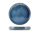 Neville Genware Terra Porcelain Aqua Blue Presentation Plate, 20.5cm