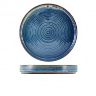 Neville Genware Terra Porcelain Aqua Blue Presentation Plate, 26cm