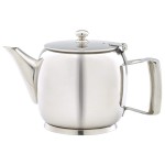 Neville GenWare Stainless Steel Premier Teapot, 600ml