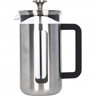 La Cafetière Pisa Cafetiere, 8-Cup, Stainless Steel, 1 Litre