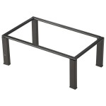 Neville Genware Black Buffet Riser,  26.5 x 16 x 10cm (L x W x H)