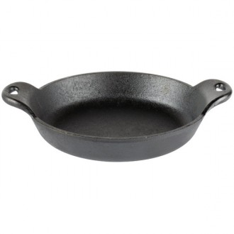 Lodge Heat-Treated Cast Iron Round Mini Server