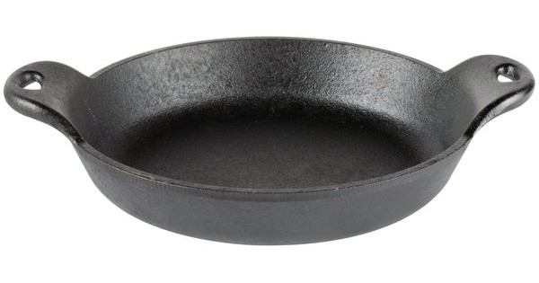 Lodge HMSRD 14 oz. Pre-Seasoned Heat-Treated Mini Cast Iron Round Casserole  Dish