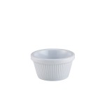 Neville Genware Ramekin 2oz Fluted White, 59ml/2oz