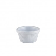 Neville Genware Ramekin 2oz Fluted White, 59ml/2oz