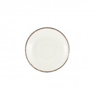 Neville Genware Terra Stoneware Sereno Grey Saucer, 15cm