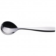 Neville Genware Parish Square 18/0 Stainless Steel Soup Spoon - Sold per piece