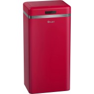 Swan Retro Square Automatic Sensor Bin with Infrared Technology, 45 Litre, Red