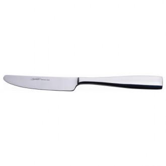 Neville Genware Parish Square Highly Polished 18/0 Stainless Steel Table Knife - Sold per piece