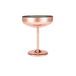 Neville GenWare Copper Plated Cocktail Coupe Glass 30cl/10.5oz / 300ml