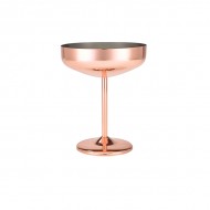 Neville GenWare Copper Plated Cocktail Coupe Glass 30cl/10.5oz / 300ml