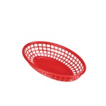 Neville Genware Fast Food Basket Red, 23.5 x 15.4cm