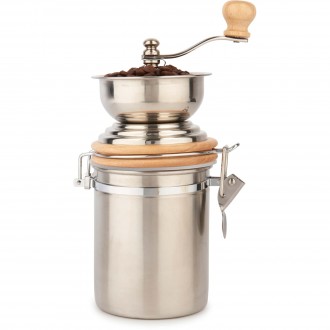 La Cafetière Stainless Steel Manual Coffee Grinder